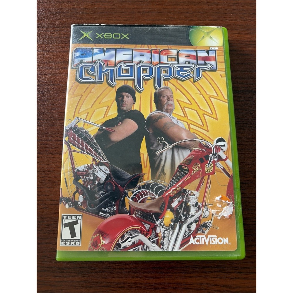 American Chopper (Microsoft Xbox, 2004) Tested Working CIB Video Game Complete